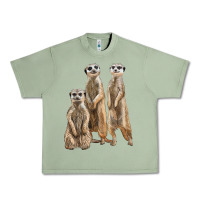 Oil Green 3 meerkat Urban Heavy Tee - LillyAllenDesigns