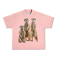 Salmon 3 meerkat Urban Heavy Tee - LillyAllenDesigns