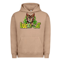 Pigment Burro Lucky cat St. Patrick's Urban Hoodie - HowdyJamesFarm