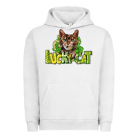 Pigment Lunar Rock Lucky cat St. Patrick's Urban Hoodie - HowdyJamesFarm