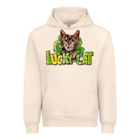 Sandshell Lucky cat St. Patrick's Urban Hoodie - HowdyJamesFarm