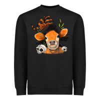 Black halloween witch cow Heavyweight Sweatshirt - Jasminsmagicworld