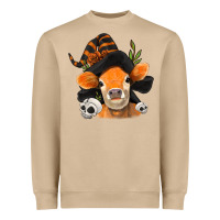 Mushroom halloween witch cow Heavyweight Sweatshirt - Jasminsmagicworld