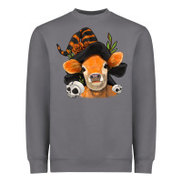 Storm halloween witch cow Heavyweight Sweatshirt - Jasminsmagicworld