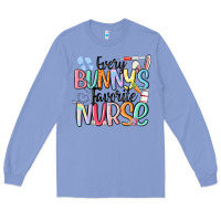 Colony Blue every bunny's favorite nurse Long Sleeve Tee - MaliasSmallBusiness