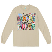 Mushroom every bunny's favorite nurse Long Sleeve Tee - MaliasSmallBusiness