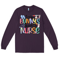 Plum every bunny's favorite nurse Long Sleeve Tee - MaliasSmallBusiness