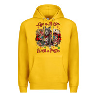 Lemon Christmas life is better with a pittie Premium Hoodie - JahusDesignShop