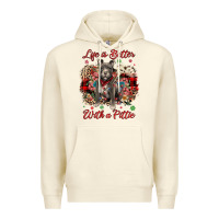 Sandshell Christmas life is better with a pittie Premium Hoodie - JahusDesignShop