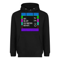 Black Eat Sleep Chemıstray Repeat Heavyweight Hoodie - Bettercallsaul