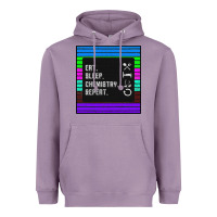 Lavender Eat Sleep Chemıstray Repeat Heavyweight Hoodie - Bettercallsaul