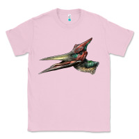 Bubblegum Pink Pteranodon Face Classic Tee - LillyAllenDesigns