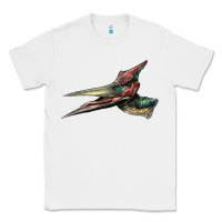 White Pteranodon Face Classic Tee - LillyAllenDesigns