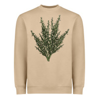 Mushroom Botanical Sagebrush Illustrations Heavyweight Sweatshirt - LillyAllenDesigns