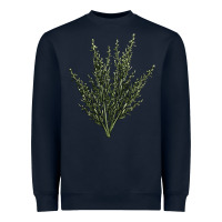 Navy Botanical Sagebrush Illustrations Heavyweight Sweatshirt - LillyAllenDesigns