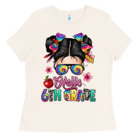 Bone hello sixth grade kid Ladies Tee - texasbilliewilder