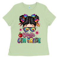 Matcha hello sixth grade kid Ladies Tee - texasbilliewilder
