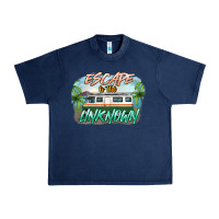 Navy escape to the unknown Urban Heavy Tee - NancyCooperArtShop