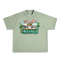 Oil Green escape to the unknown Urban Heavy Tee - NancyCooperArtShop