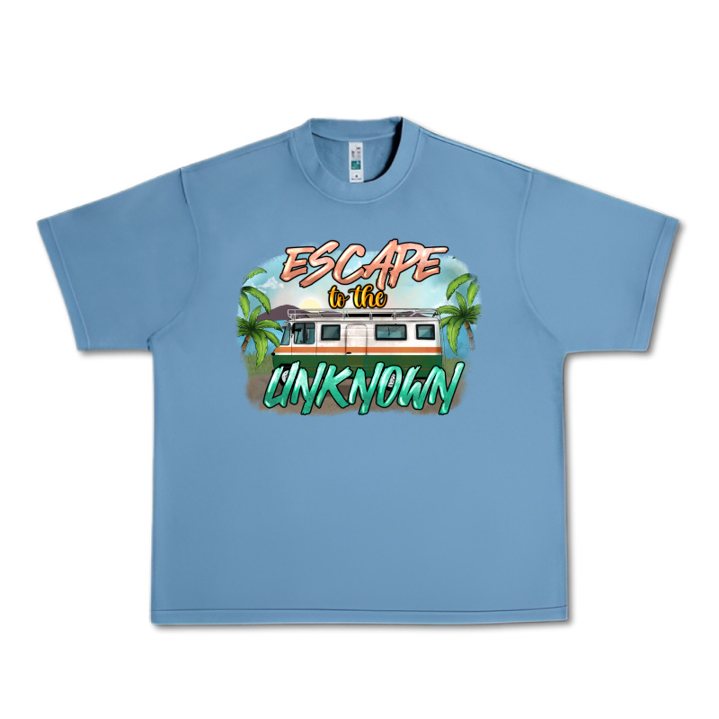 Escape To The Unknown Urban Heavy Tee by NancyCooperArtShop | Teevron