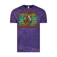 Cloud Purple western horse horseshoe roses gemstones glitter wooden Vintage Tee - Artiststas