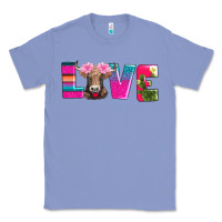 Colony Blue love with braunvieh cow Classic Tee - AdoDesignShop