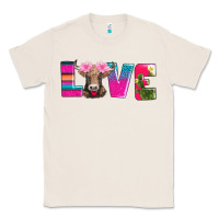 Natural love with braunvieh cow Classic Tee - AdoDesignShop