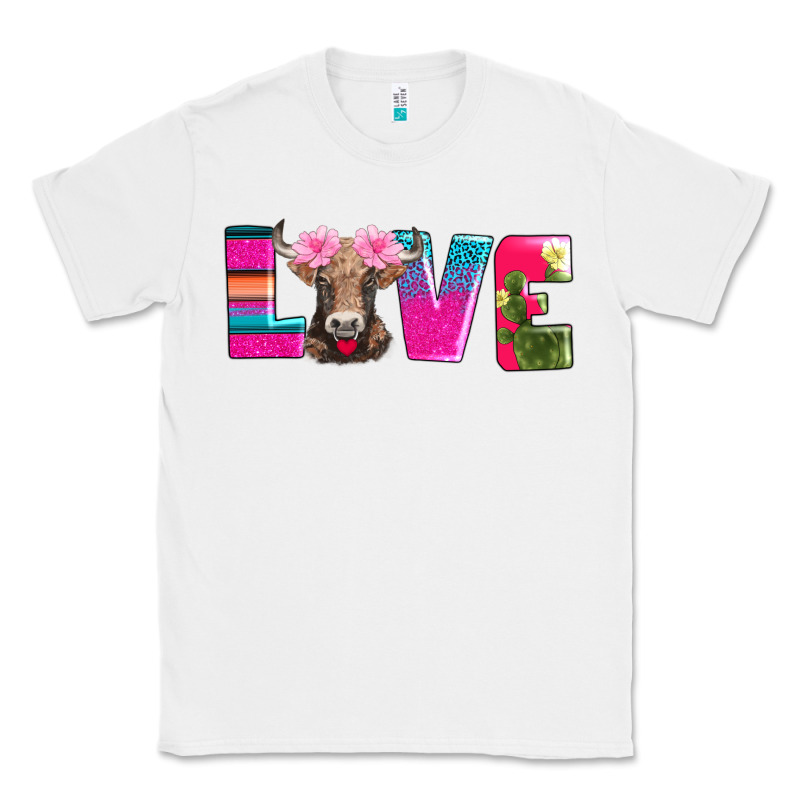 Love With Braunvieh Cow Classic Tee by AdoDesignShop | Teevron