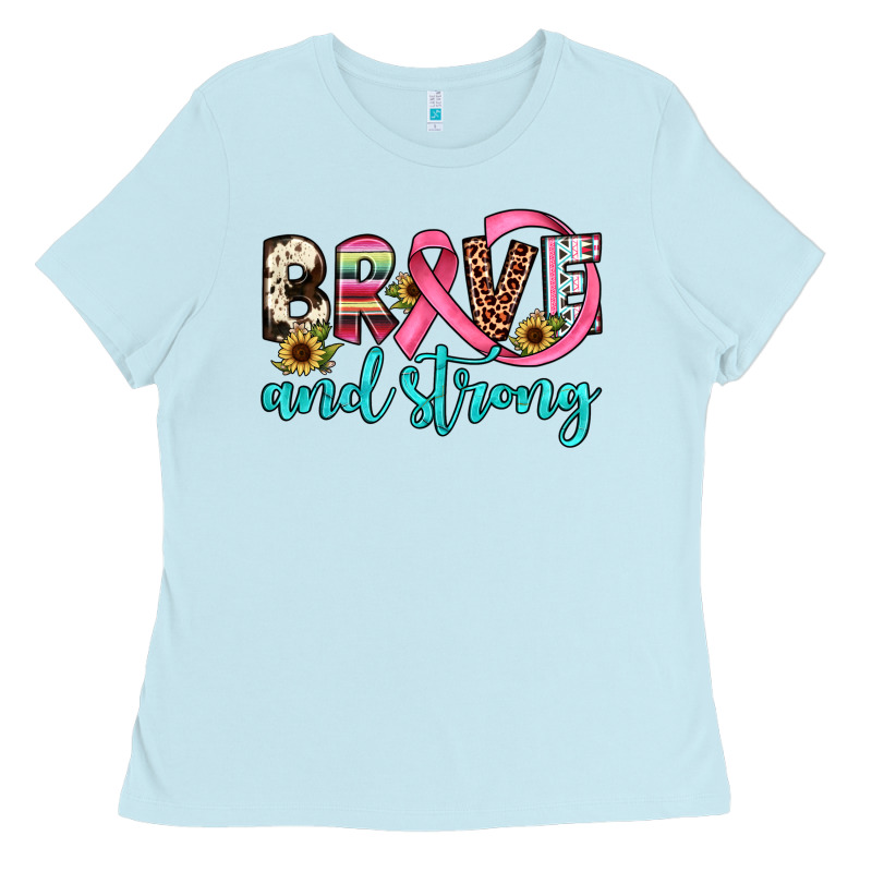 Brave And Strong Ladies Tee by JahusDesignShop | Teevron