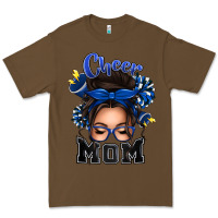 Cacao cheer mom messy bun Premium Tee - texasbilliewilder