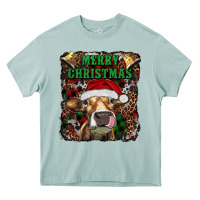 Arona merry christmas heifer with cowbells Heavy Core Tee - RanaPortraitStore
