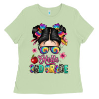 Matcha hello third grade kid Ladies Tee - texasbilliewilder