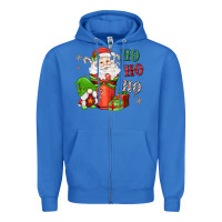 True Royal ho ho ho gnome santa coffee cup Zipper Hoodie - MaliasSmallBusiness