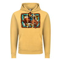 Vintage Mustard rodeo cowboy Vintage Hoodie - JahusDesignShop