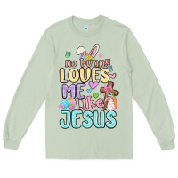 Matcha no bunny loves me like jesus Long Sleeve Tee - MaliasSmallBusiness