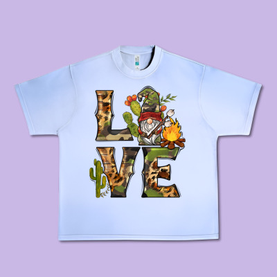Love Camping Gnome Urban Heavy Tee Designed By Barkaloodesign