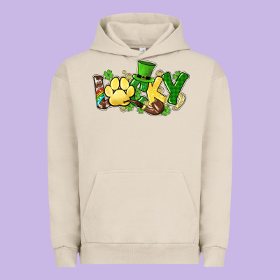Lucky Pet  St. Patrick's Urban Hoodie Designed By Howdyjamesfarm