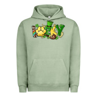 Pigment Oil Green lucky pet  St. Patrick's Urban Hoodie - HowdyJamesFarm