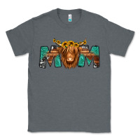 Charcoal Heather highland cow mom Classic Tee - Jasminsmagicworld
