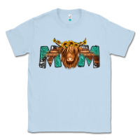 Dusty Blue highland cow mom Classic Tee - Jasminsmagicworld