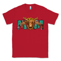 Red highland cow mom Classic Tee - Jasminsmagicworld