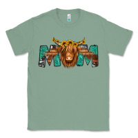 Sage highland cow mom Classic Tee - Jasminsmagicworld