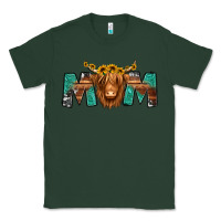 Sports Green highland cow mom Classic Tee - Jasminsmagicworld