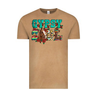 Western Gypsy Soul Horse Roses Serape Aztec Leopard Vintage Tee | Teevron