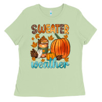 Matcha bonfires flannels s'mores campfires and pumpkins Ladies Tee - Zillion Design Studio