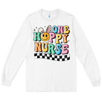 White one happy nurse Long Sleeve Tee - MaliasSmallBusiness