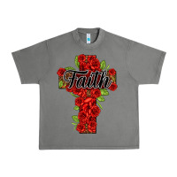 Tornado faith floral cross Urban Heavy Tee - NancyCooperArtShop
