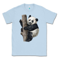 Dusty Blue Giant Panda Classic Tee - LillyAllenDesigns