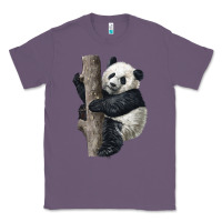 Lavender Giant Panda Classic Tee - LillyAllenDesigns