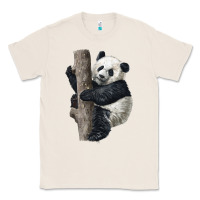 Natural Giant Panda Classic Tee - LillyAllenDesigns